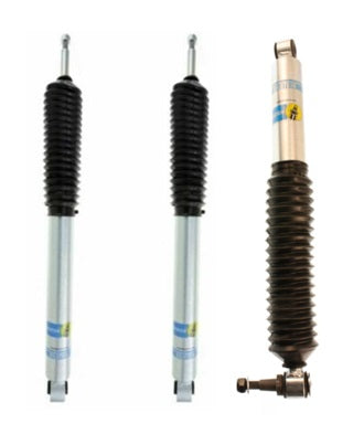 24-186735 Bilstein B8 Front 5100 Series Shocks with 33-174525 B8 5100 Series Steering Stabilizer for 2003-2009 Hummer H2