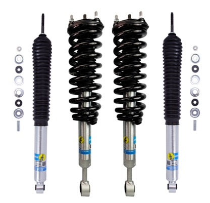 Bilstein 5100 Series Front 2.5” Lift Kit Fully Assembled Coilover Shocks with Rear 5100 Series Shocks for 2007, 2008, 2009, 2010, 2011, 2012, 2013, 2014, 2015, 2016, 2017, 2018, 2019, 2020, 2021 Toyota Tundra