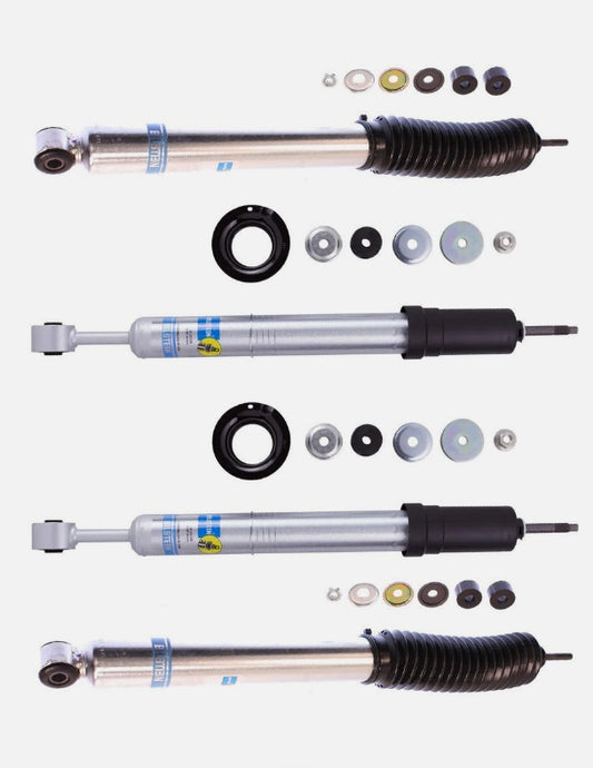 Bilstein B8 5100 Series Front 24-263108 & Rear 24-186728 Shock Absorbers for 2016-2023 Toyota Tacoma 2wd & 4wd (6-Lug Models)
