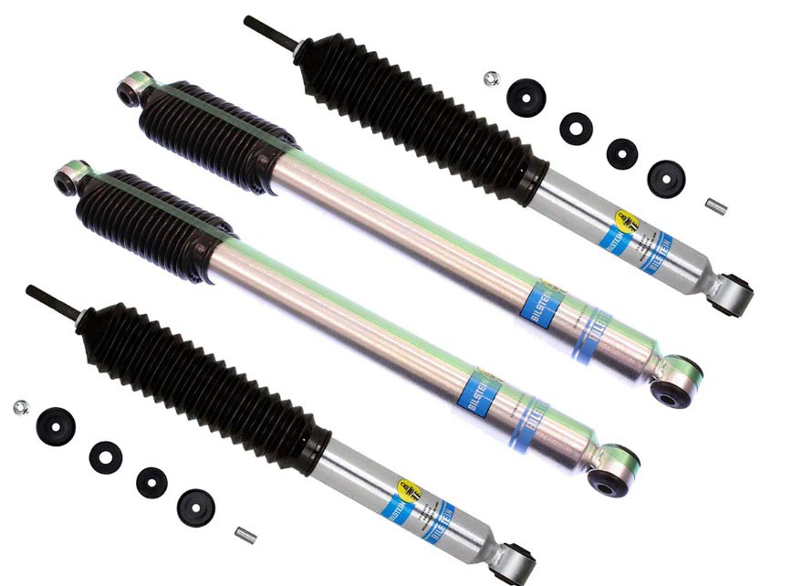 24-274951, 24-274968  Bilstein 5100 Series Front and Rear Shock Absorbers for 2017-2024 Ford F-250 Super Duty, 2017-2024 Ford F-350 Super Duty
