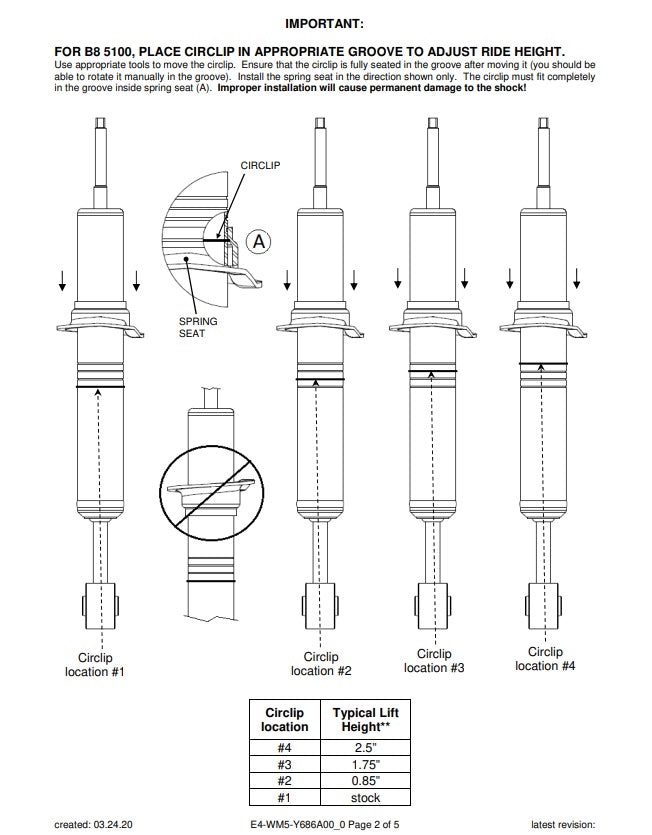 24-324359 Bilstein Fully Assembled Front Coilover Shocks - Ready to Bolt On your Vehicle - FOR 2007-2009 Toyota FJ Cruiser