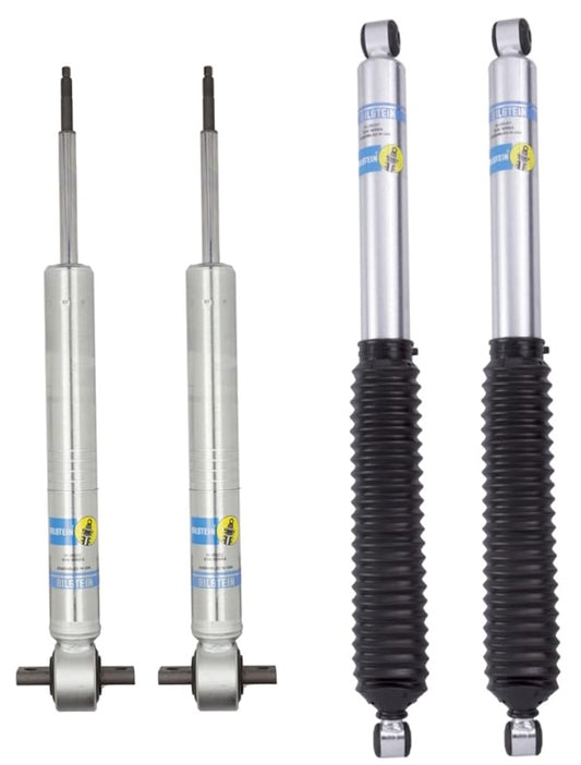 Bilstein 5100 Series Front Ride Height Adjustable Shocks with Rear 5100 Shocks for 2015-2020 F-150 (F150) RWD with 0-1” Rear Lift / 0-2” Front Lift (depending on vehicle) / 24-336987 33-253237