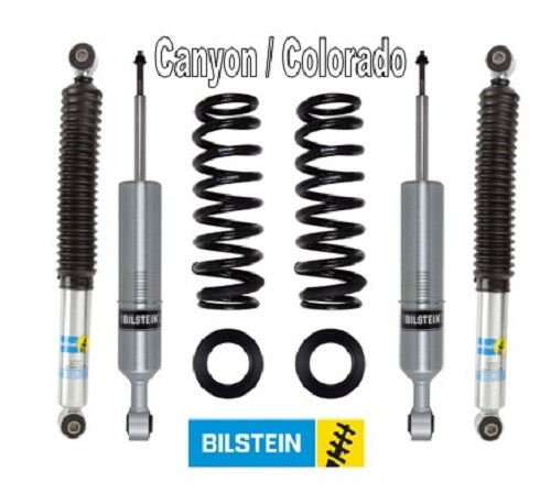 47-253179, 24-265874  Bilstein B8 6112 Front Suspension Kit with Rear 5100 Series Shocks for 2015-2022 Chevy Colorado and 2015-2022 GMC Canyon 4WD / RWD