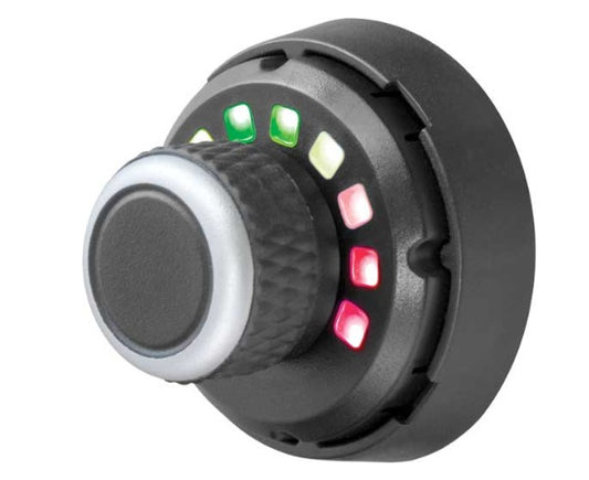 CURT 51170 Spectrum Original Equipment Style, Integrated Electric Trailer Brake - Spectrum 2-8 Brake Control - Rotary Dash Knob with Push Button & (10) TRI-Color LED's Tri Axis Inertia