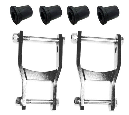 827007 EXCEL Suspension Rear Shackle Kit for 2007-2021 Toyota Tundra 4WD / 2WD, 1" / 1.5" of Rear Lift (Adjustable with Multiple Settings) Paired with Toyota OEM Bushings 90385-A0001