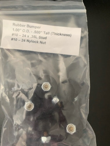 Rubber Bumper Nylock Nut, Nylock Stud